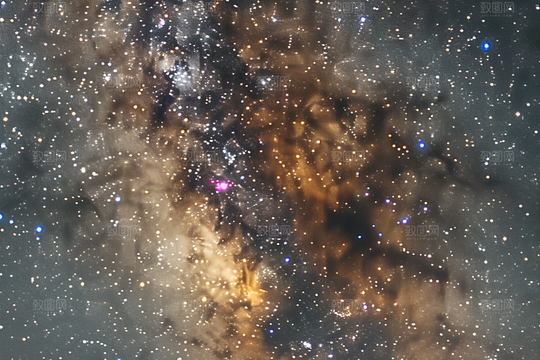 灿烂星空唯美星辰素材