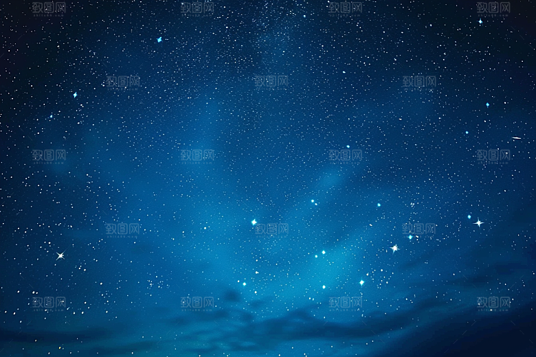 灿烂星空银河唯美素材