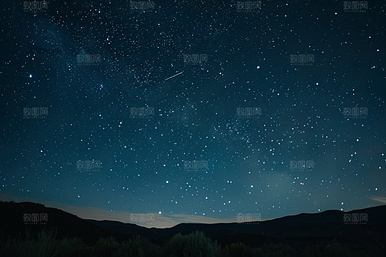 灿烂星空天空梦幻素材