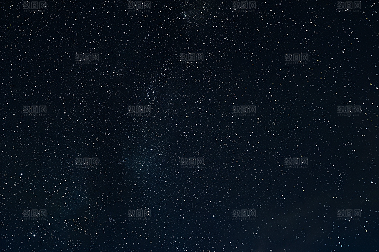 灿烂星空夜景天空素材