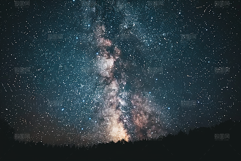 灿烂星空唯美宇宙素材
