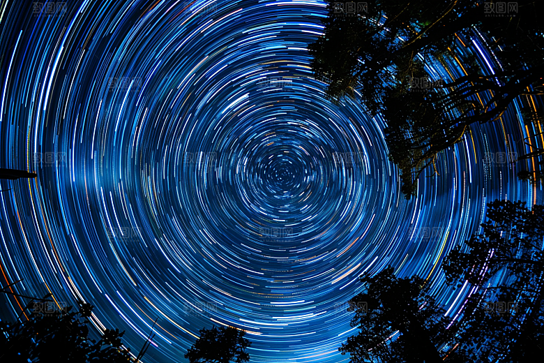 灿烂星空唯美梦幻素材