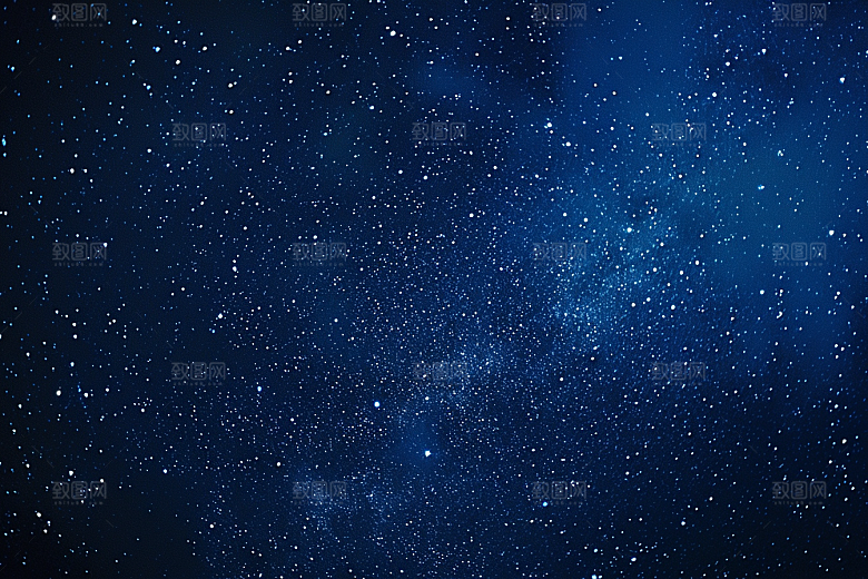 灿烂星空唯美浪漫素材