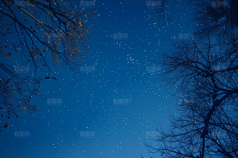 灿烂星空天空星辰素材