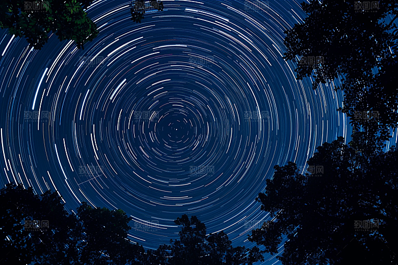 灿烂星空天空星辰素材