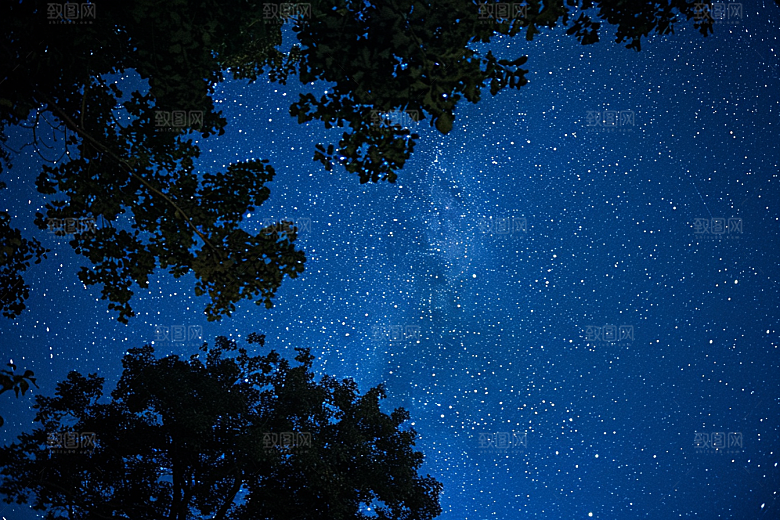灿烂星空唯美星辰素材