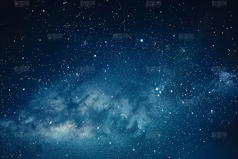 灿烂星空银河高清素材