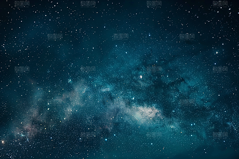 灿烂星空太阳系高清素材