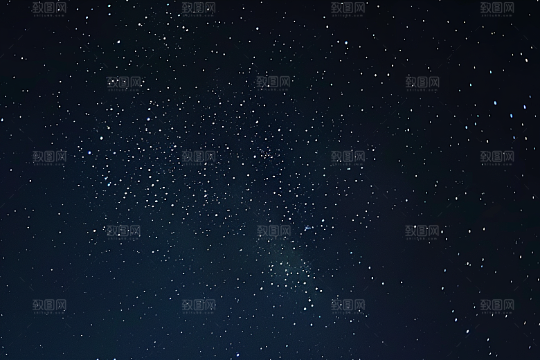 灿烂星空夜景天空素材