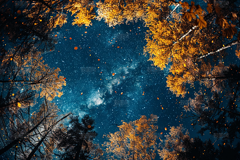 灿烂星空太阳系星辰素材
