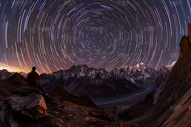 灿烂星空高清唯美素材