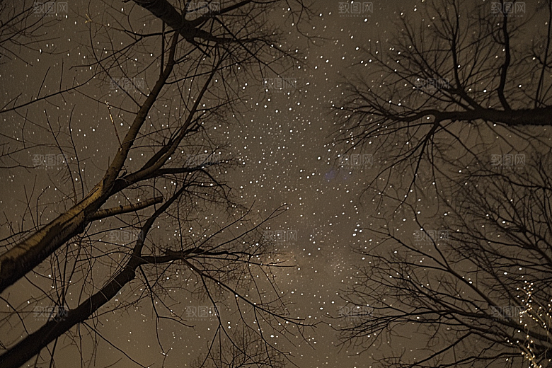灿烂星空星辰浪漫素材