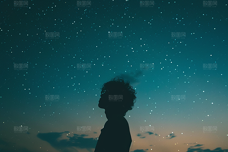 灿烂星空高清天空素材