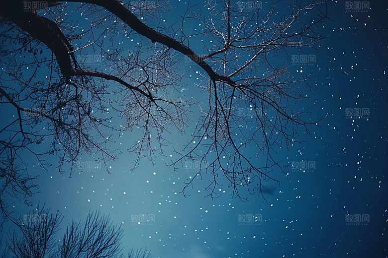 灿烂星空唯美星辰素材