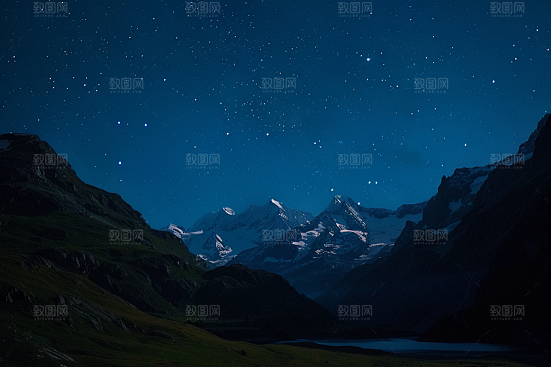 灿烂星空天空唯美素材