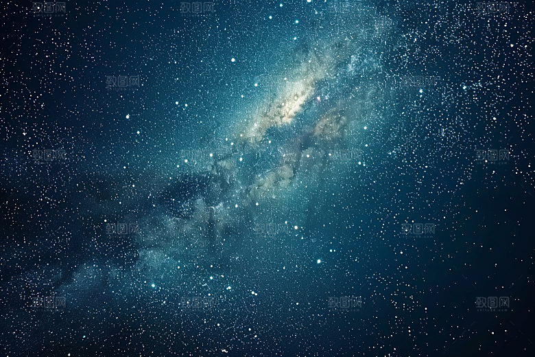 灿烂星空宇宙银河素材