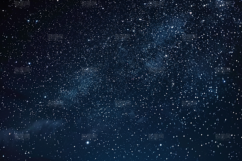灿烂星空星辰夜晚素材