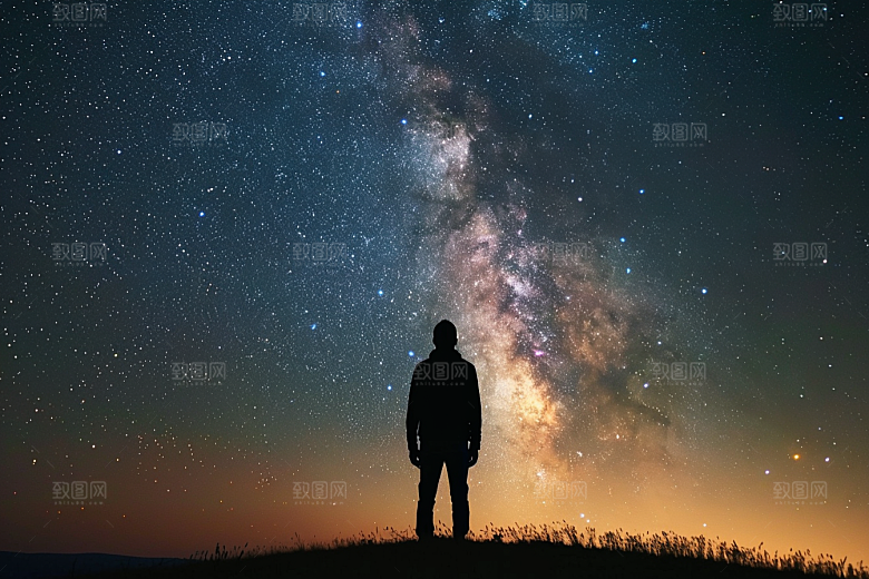 灿烂星空宇宙太阳系素材