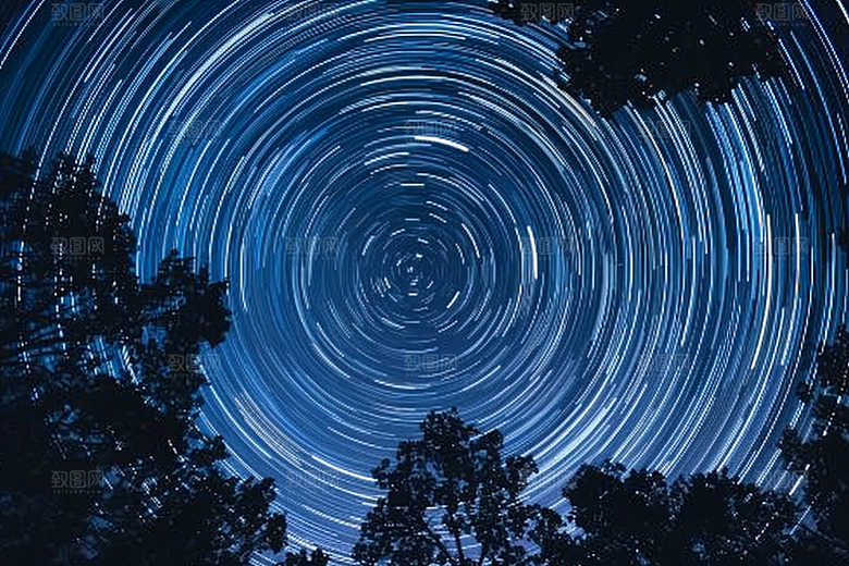 灿烂星空夜晚太阳系素材