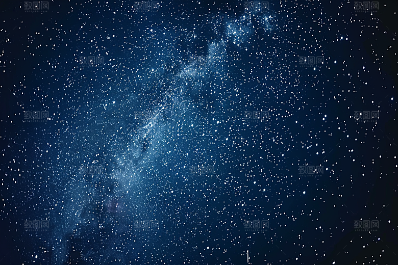 灿烂星空宇宙夜景素材