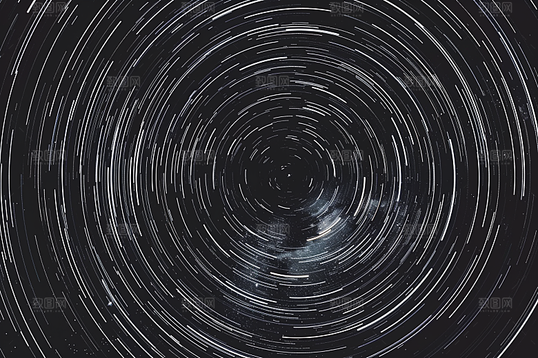 灿烂星空银河唯美素材