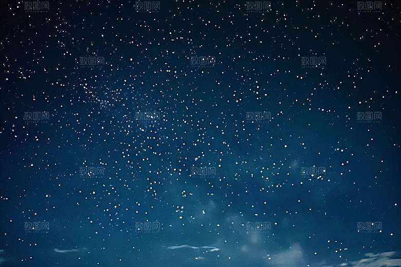 灿烂星空星辰高清素材