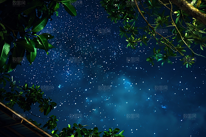 灿烂星空高清太阳系素材