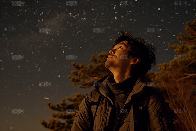 灿烂星空星辰梦幻素材