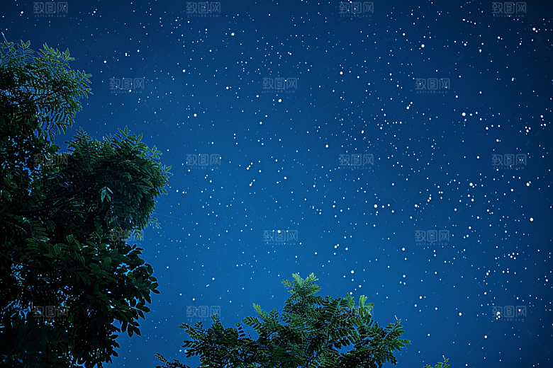 灿烂星空高清星辰素材