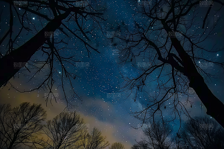 灿烂星空太阳系梦幻素材
