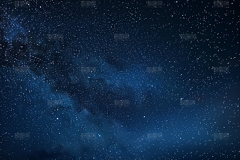灿烂星空银河天空素材