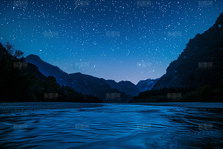 灿烂星空梦幻高清素材