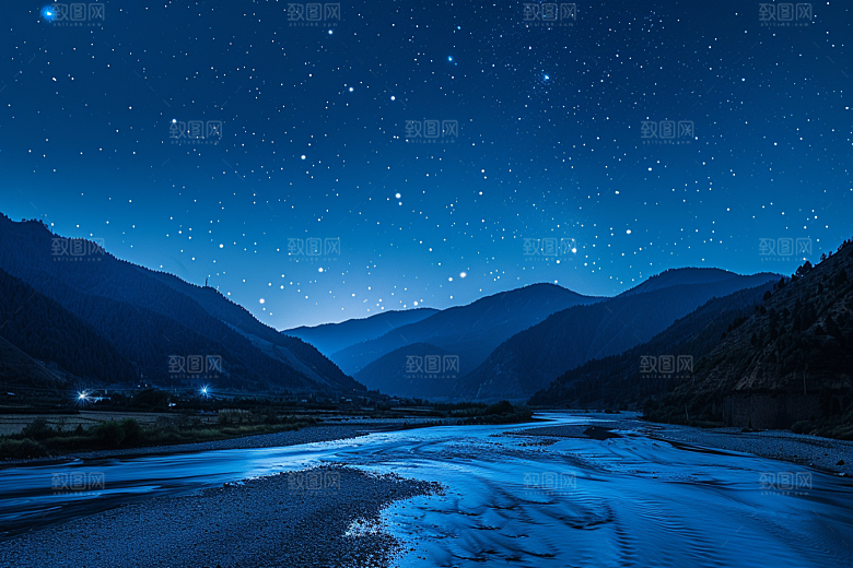 灿烂星空高清太阳系素材