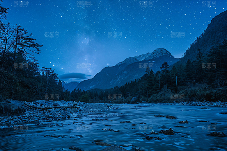 灿烂星空天空太阳系素材