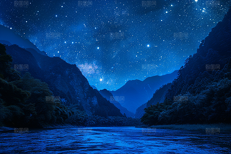 灿烂星空宇宙梦幻素材