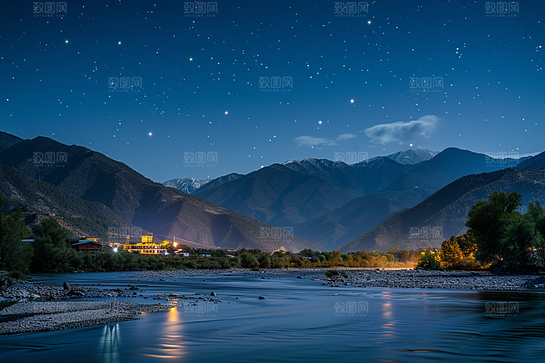 灿烂星空星辰太阳系素材