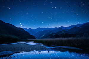 灿烂星空高清唯美素材