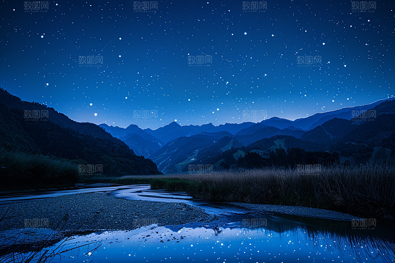 灿烂星空高清唯美素材