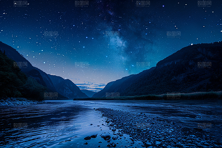 灿烂星空高清太阳系素材