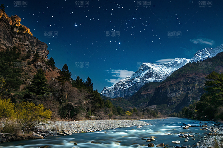 灿烂星空高清梦幻素材
