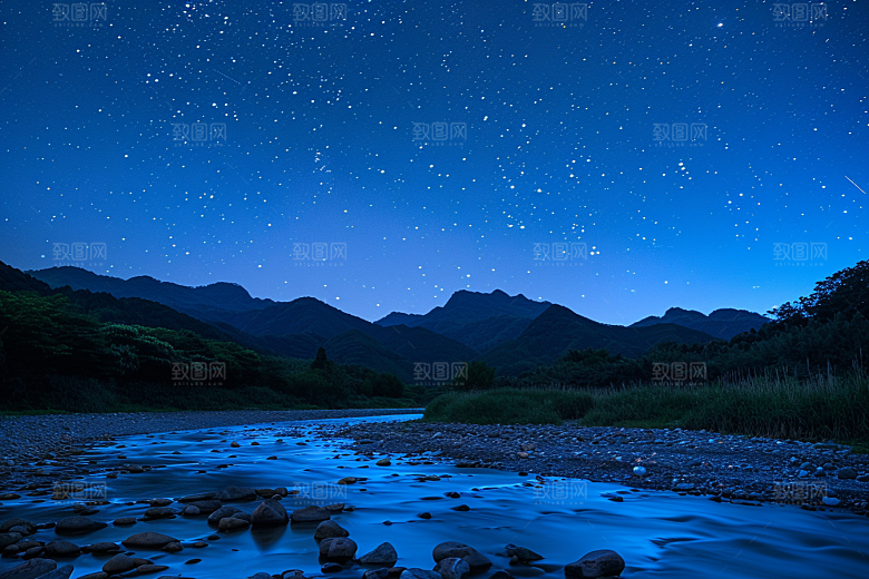 灿烂星空天空星辰素材