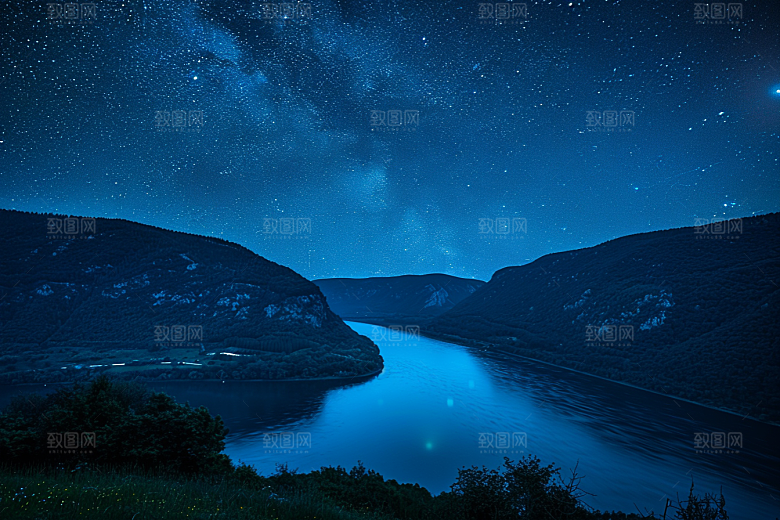 灿烂星空天空太阳系素材