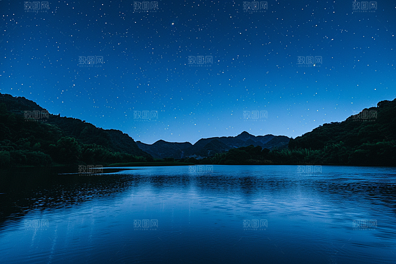 灿烂星空高清浪漫素材