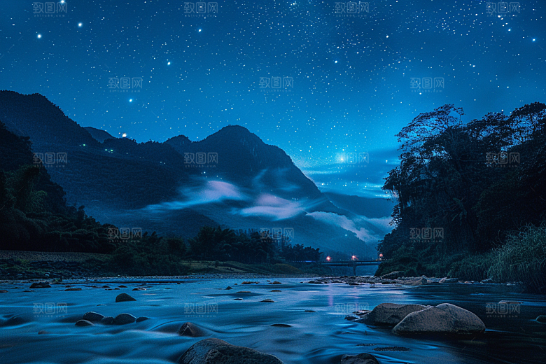 灿烂星空高清梦幻素材