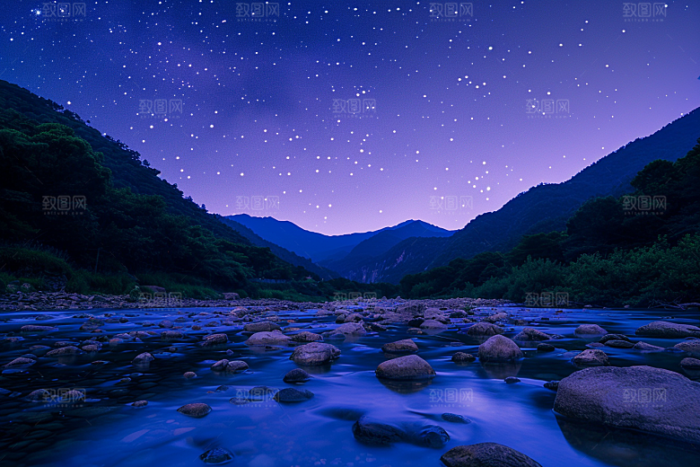 灿烂星空高清唯美素材