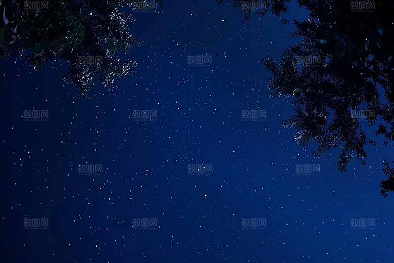 灿烂星空浪漫唯美素材