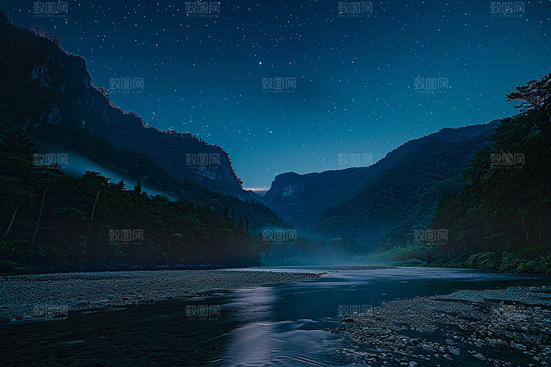 灿烂星空银河唯美素材
