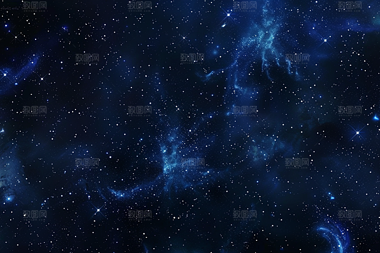 灿烂星空银河夜晚素材