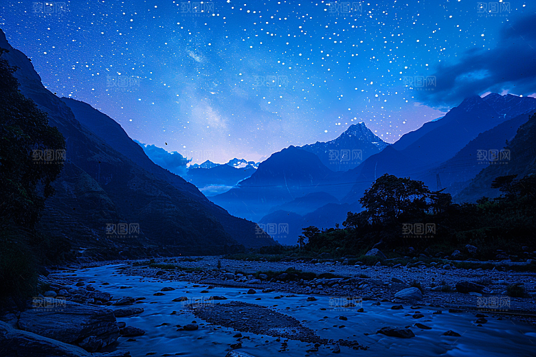 灿烂星空唯美高清素材