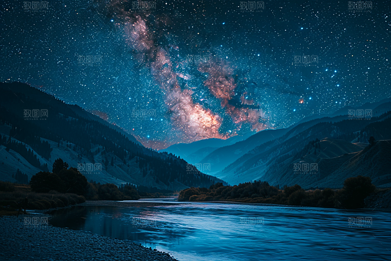 灿烂星空宇宙高清素材